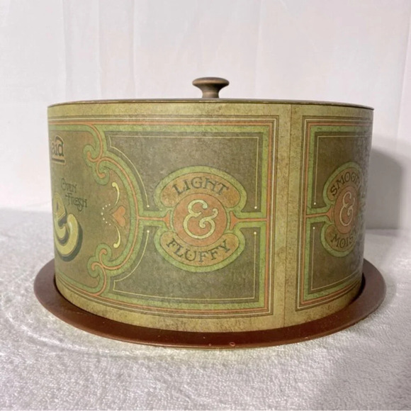 Vintage 1940's Ballonoff  Kitchen Maid Tin Cake Carrier Holder - Picture 6 of 15